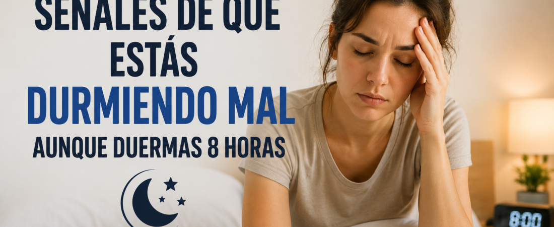 Señales de que estás durmiendo mal aunque duermas 8 horas