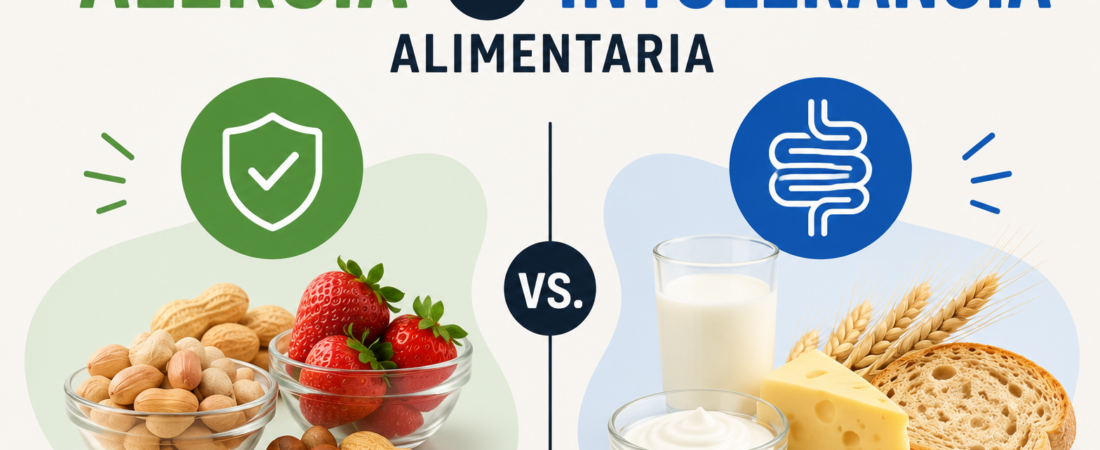 Diferencia entre Alergia e Intolerancia Alimentaria