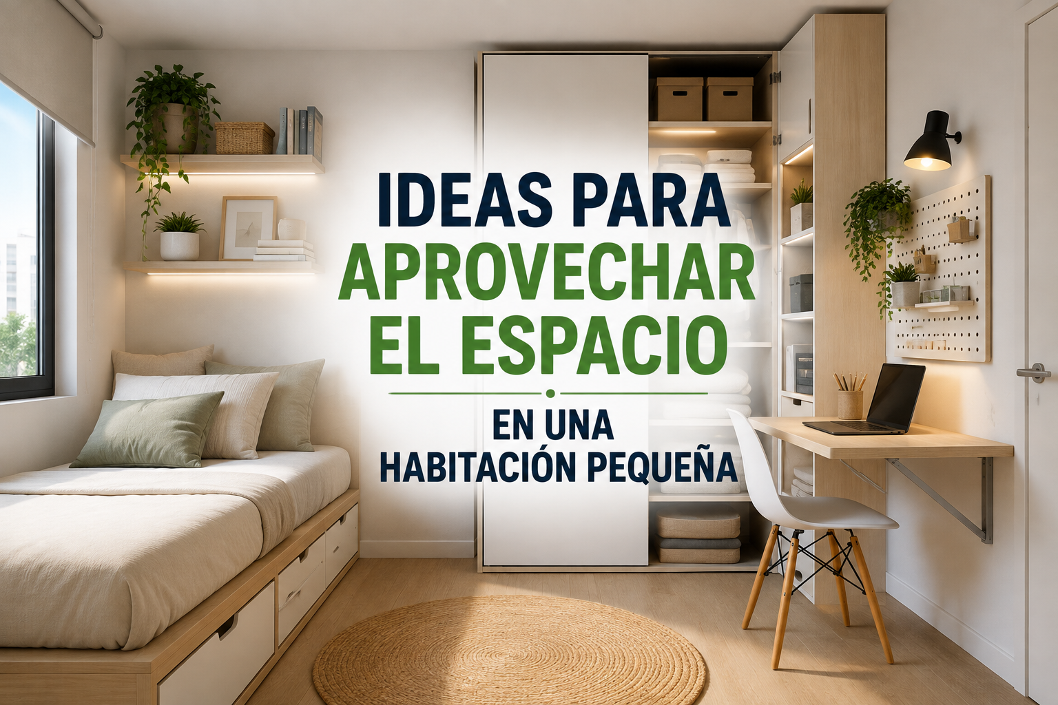 Ideas para Aprovechar el Espacio en una Habitación Pequeña